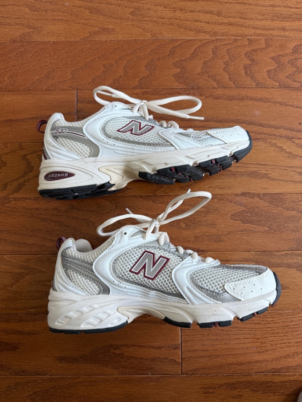 New Balance 530 'Sea Salt Mercury Red' Size 6 - Picture 2 of 5